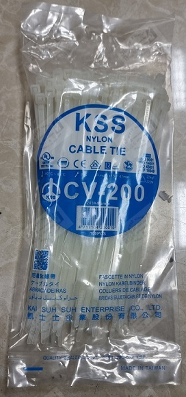 KSS CV-200 100pcs cable tie